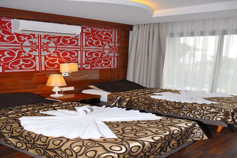 Bayar Garden Beach Hotel Алания Экстерьер фото